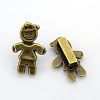 Tibetan Style Alloy Slide Charms PALLOY-J417-29AB-NF-1
