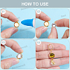 30Pcs Brass Connector Cabochon Settings KK-BBC0025-22-6