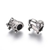 304 Stainless Steel European Beads STAS-I121-14AS-2