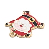 Christmas Theme Alloy Enamel Pendants X-ENAM-D060-04H-2