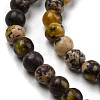 Natural Cherry Blossom Jasper Beads Strands G-C079-A02-01-4
