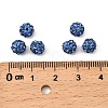 Polymer Clay Rhinestone Beads RB-H284-6MM-2-3