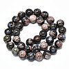 Natural Glaucophane Beads Strands G-R485-12-10mm-2
