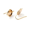 304 Stainless Steel Earring Hooks STAS-F271-01C-G-3