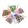 Heart Printed Organza Bags OP-R022-7x9-M-3