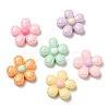 Opaque Resin Cabochons RESI-K027-19-2
