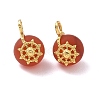Frosted Natural Carnelian(Dyed & Heated) Pendants GG-D002-14G-02-1