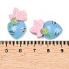 Translucent Resin Cabochons RESI-XCP0002-68A-3