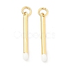 Brass Enamel Pendants KK-G416-36G-01-1