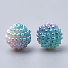 Imitation Pearl Acrylic Beads OACR-T004-10mm-03-2