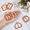 6Pcs 6 Styles Plastic Buckles DIY-GF0013-13-3