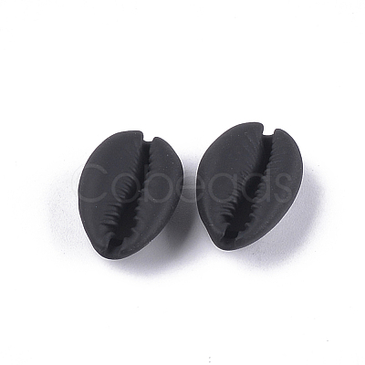 Spray Painted Cowrie Shell Beads SSHEL-T008-12B-1