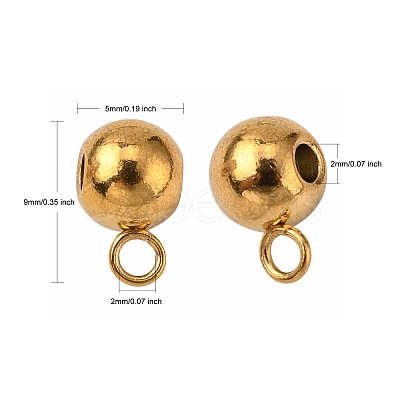 Ion Plating(IP) 304 Stainless Steel Tube Bails STAS-G130-25G-1