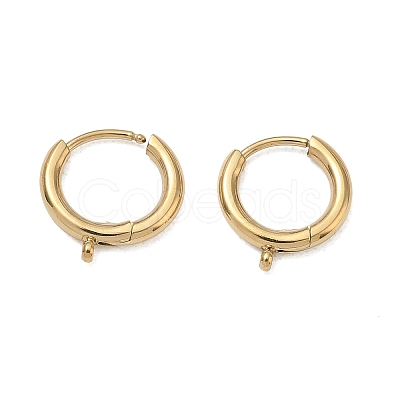 304 Stainless Steel Huggie Hoop Earring Findings SA-CBA1CA2-11G-1