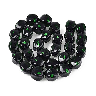 Handmade Silver Foil Lampwork  Beads FOIL-T024-12B-1