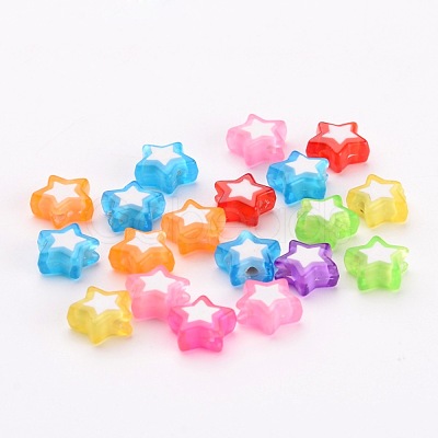 Transparent Acrylic Beads TACR-S116-M-1