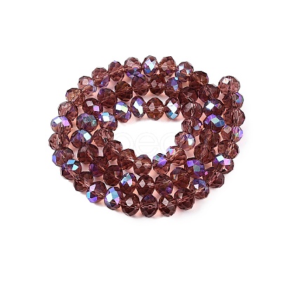Electroplate Glass Beads Strands LS-EGLA-A044-T8mm-L13-1