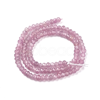 Dyed Natural Malaysia Jade Rondelle Beads Strands G-E316-2x4mm-46-1