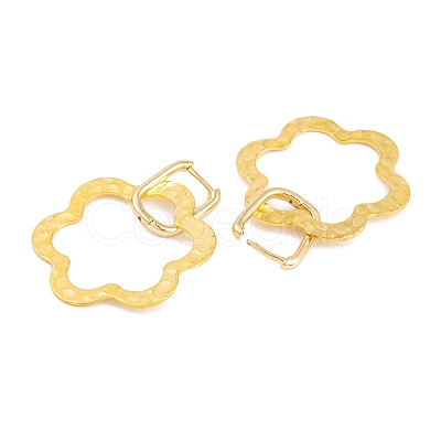 Rack Plating Brass Earrings EJEW-S219-01G-1