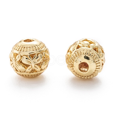 Alloy Hollow Beads PALLOY-P238-15G-RS-1