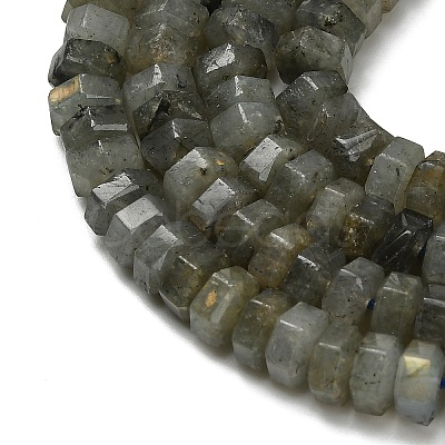 Natural Labradorite Beads Strands G-G317-A10-3x6mm-1