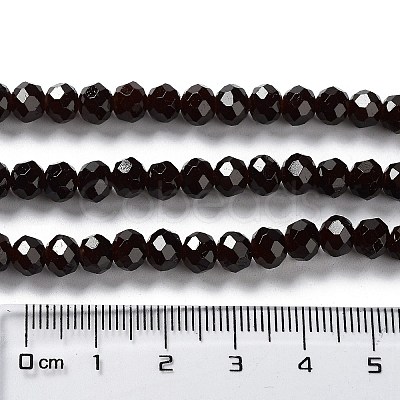 Baking Paint Imitation Jade Glass Bead Strands DGLA-A034-J6MM-A11-1