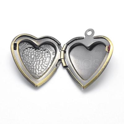 Brass Locket Pendants KK-F717-46AB-NR-1