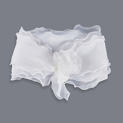 Chiffon Shawl AJEW-WH20054-037A-1
