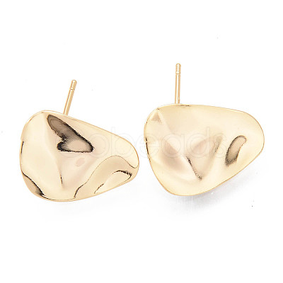 Brass Stud Earrings Findings X-KK-R116-017-NF-1