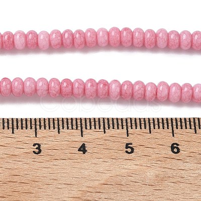 Ombre Effect Dyed Glass Beads Strands GLAA-C043-01G-1