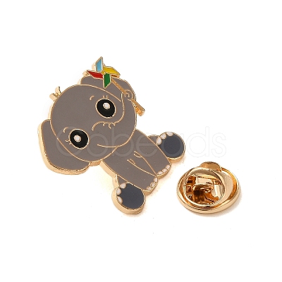 Animal Enamel Pins JEWB-H023-02G-05-1