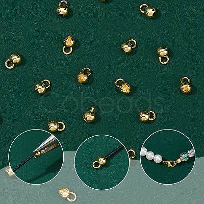 Brass Bead Tips KK-WH0108-57-1