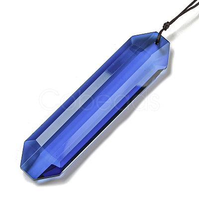 Glass Rectangle Hanging Suncatchers HJEW-P018-C04-1