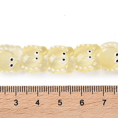 Transparent Glass Beads Strands LAMP-L078-010H-1