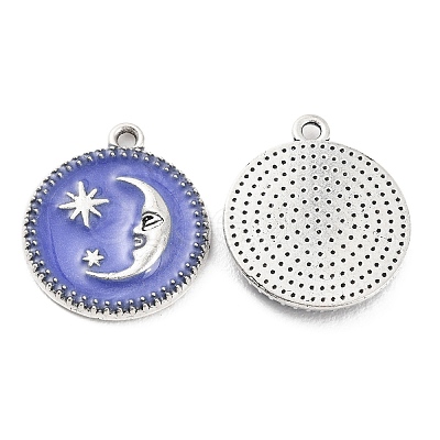 Alloy Enamel Pendants FIND-C032-08B-01P-1