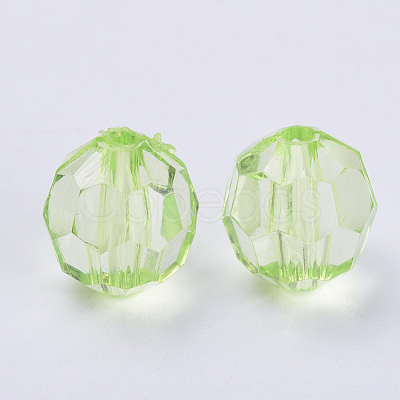 Transparent Acrylic Beads TACR-Q257-6mm-V32-1