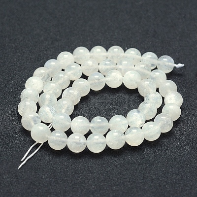 Natural Rainbow Moonstone Beads Strands G-P342-02A-8mm-AA-1