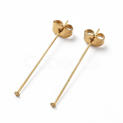 Ion Plating(IP) 304 Stainless Steel Flat Head Pins STAS-I315-B10-G-1