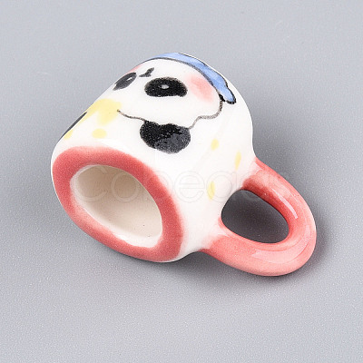 Handmade Porcelain Panda Mug Cup Decoration PORC-T133-21D-1