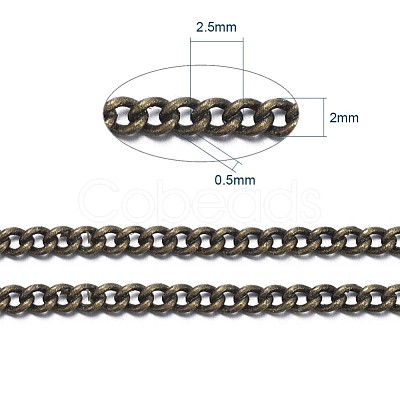 Brass Twisted Chains CHC-S095-AB-NF-1