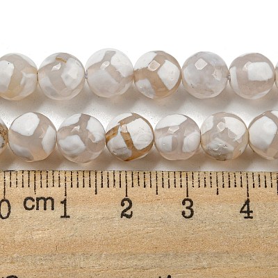 Tibetan Style dZi Beads Strands G-P526-D05-01-1