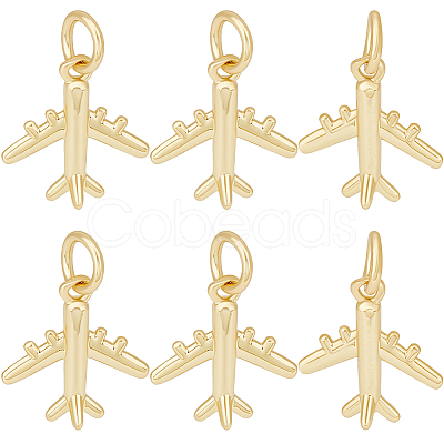 Beebeecraft 12Pcs Rack Plating Brass Charms ZIRC-BBC0002-51-1