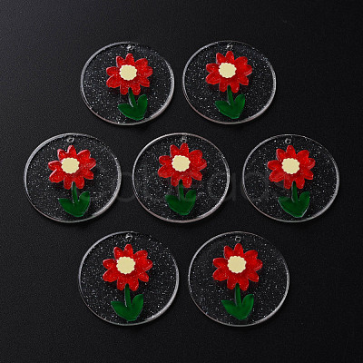 Cellulose Acetate(Resin) Pendants KY-N015-75-1