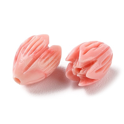 Synthetic Shell Dyed Beads SHEL-K007-07-1