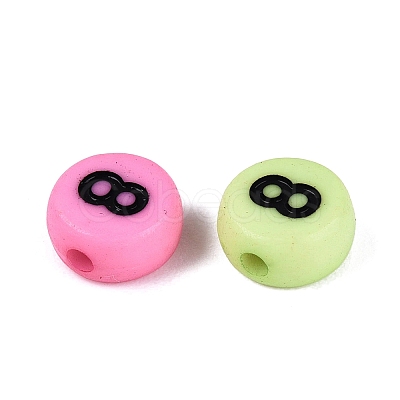 Opaque Acrylic Beads SACR-Q001-12A-1