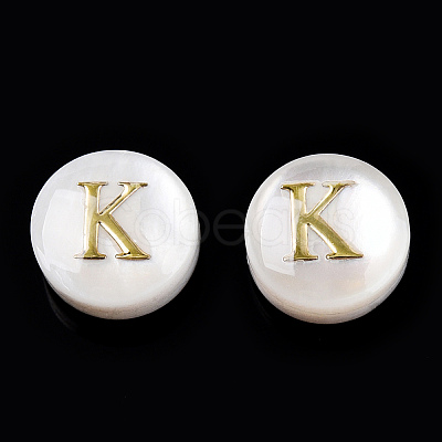 Natural Freshwater Shell Beads SHEL-N036-01K-1