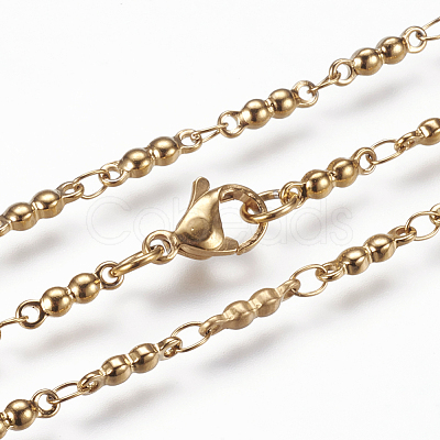 304 Stainless Steel Chain Necklaces STAS-P164-24-1