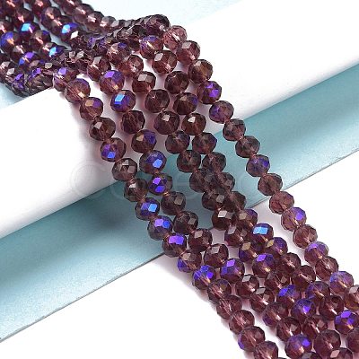 Electroplate Glass Beads Strands EGLA-A034-T10mm-L14-1