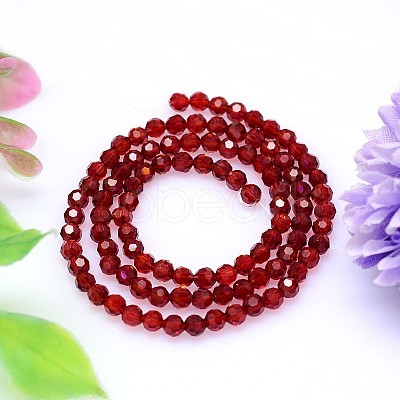 Imitation Austrian Crystal Bead Strands G-M181-6mm-05A-1