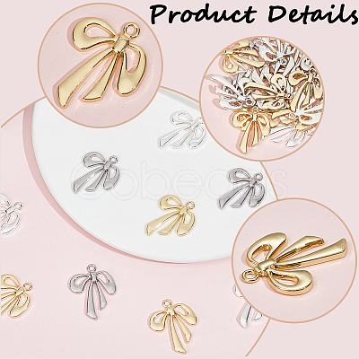 30Pcs 3 Colors Rack Plating Alloy Pendants FIND-SP0002-49A-1